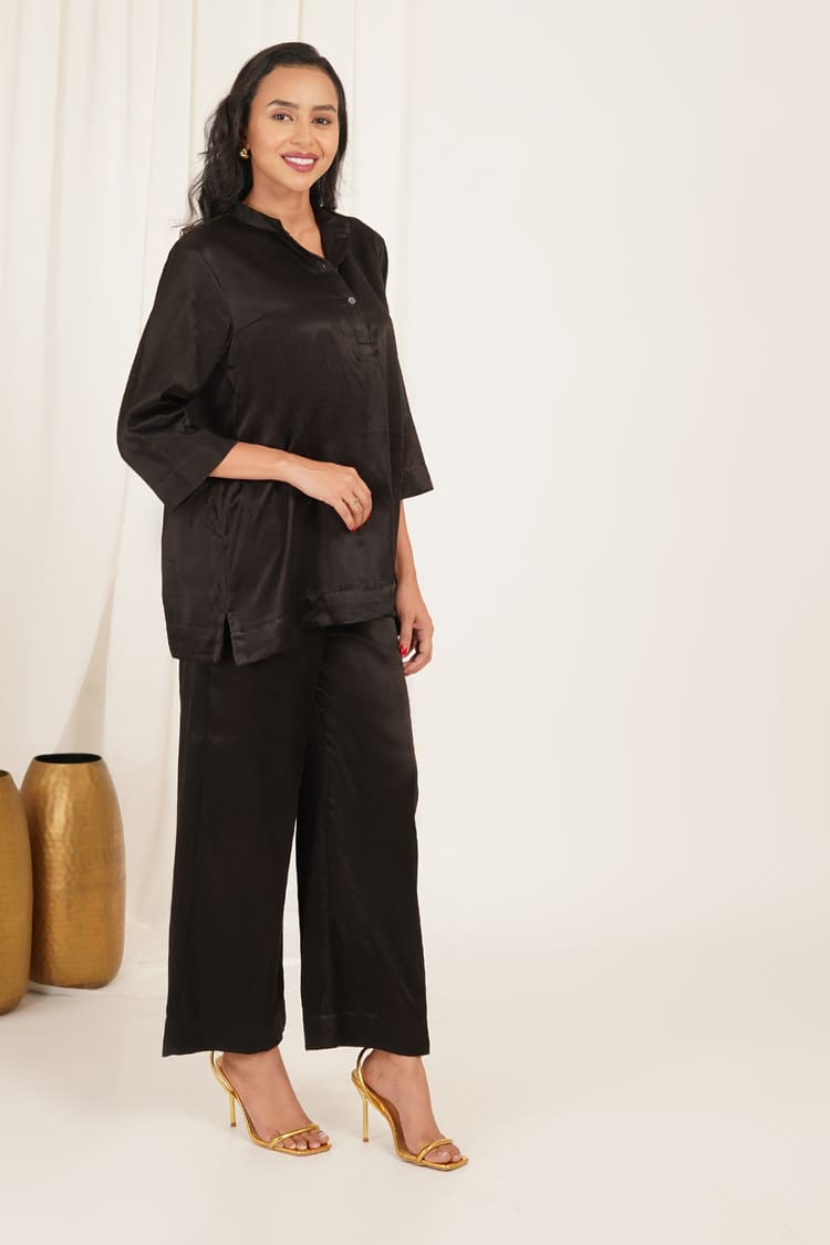 Midnight Petal Co-Ord Set
