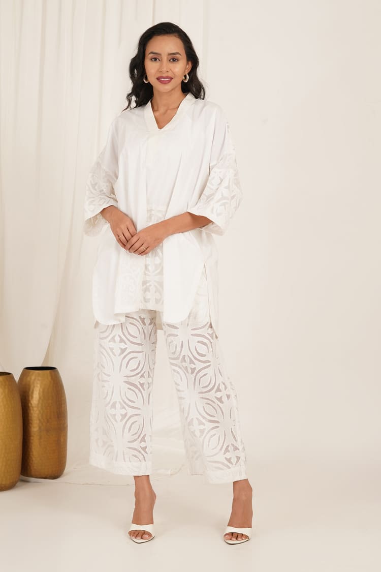 White Orchid Co-Ord Set