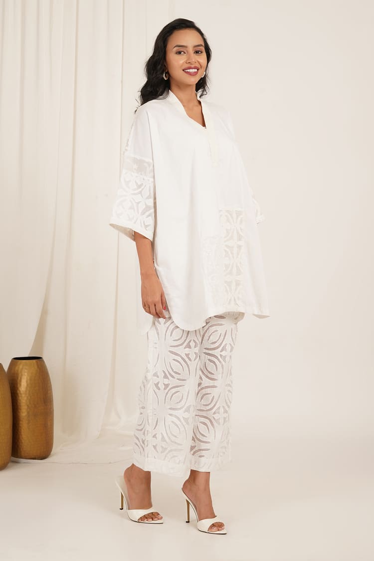 White Orchid Co-Ord Set