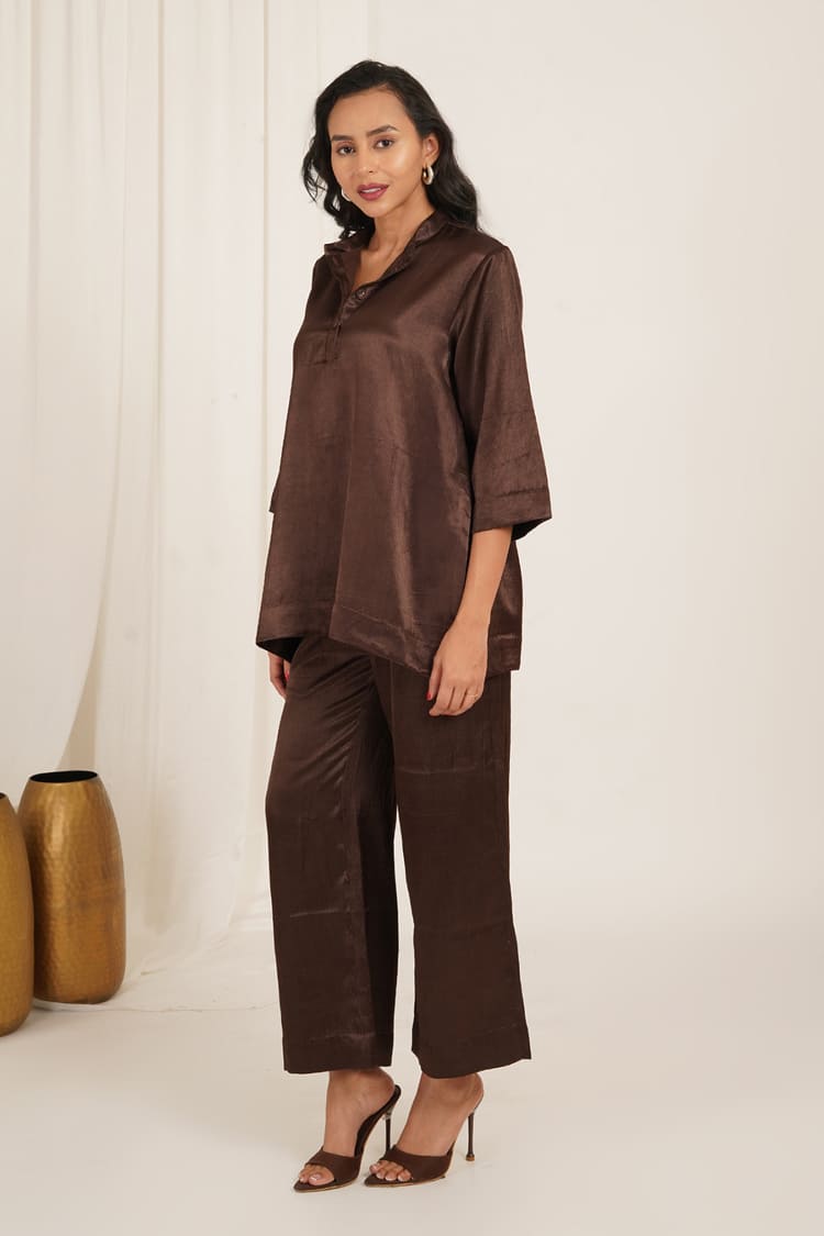 Cocoa Bloom Co-Ord Set