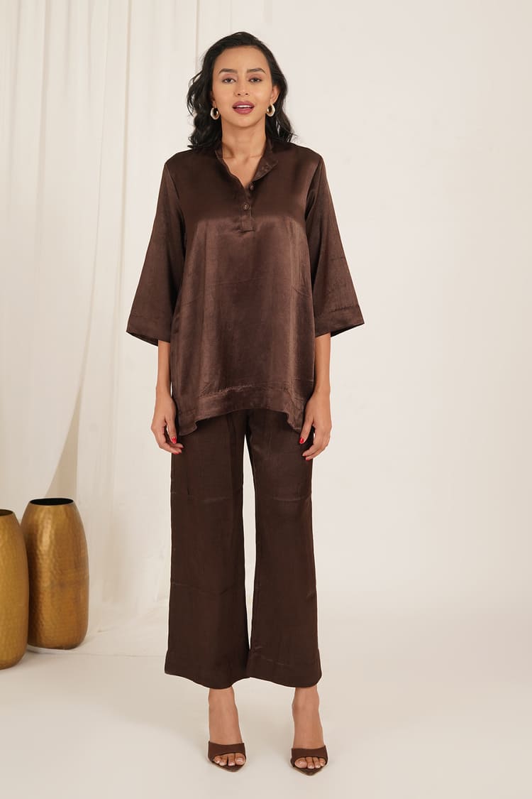 Cocoa Bloom Co-Ord Set