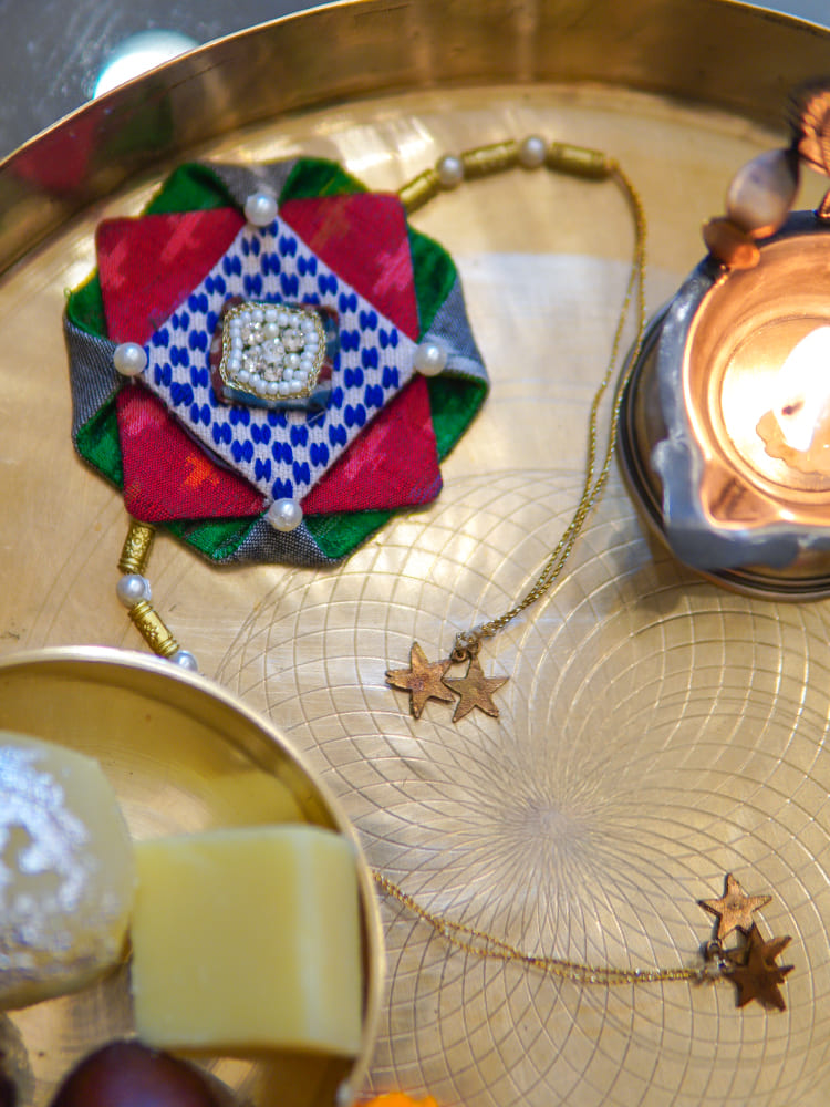 Saath Green Rakhi