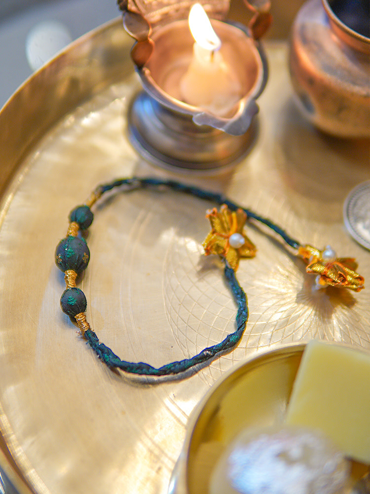 Milan Green Rakhi