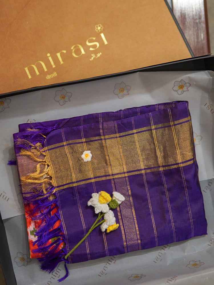 Purple Patola Dupatta
