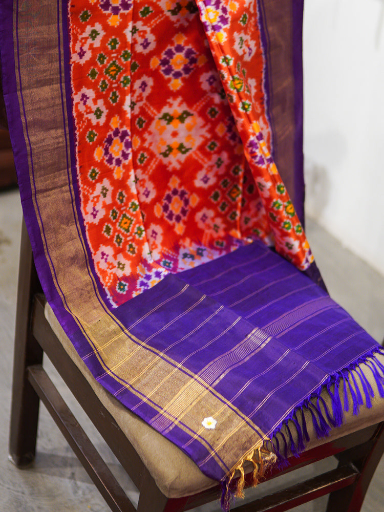 Purple Patola Dupatta