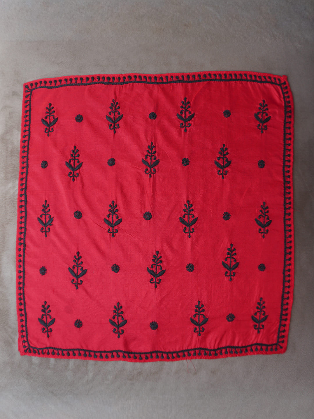 Naqsh Purple Tangaliya Tie Pocket Squares Set