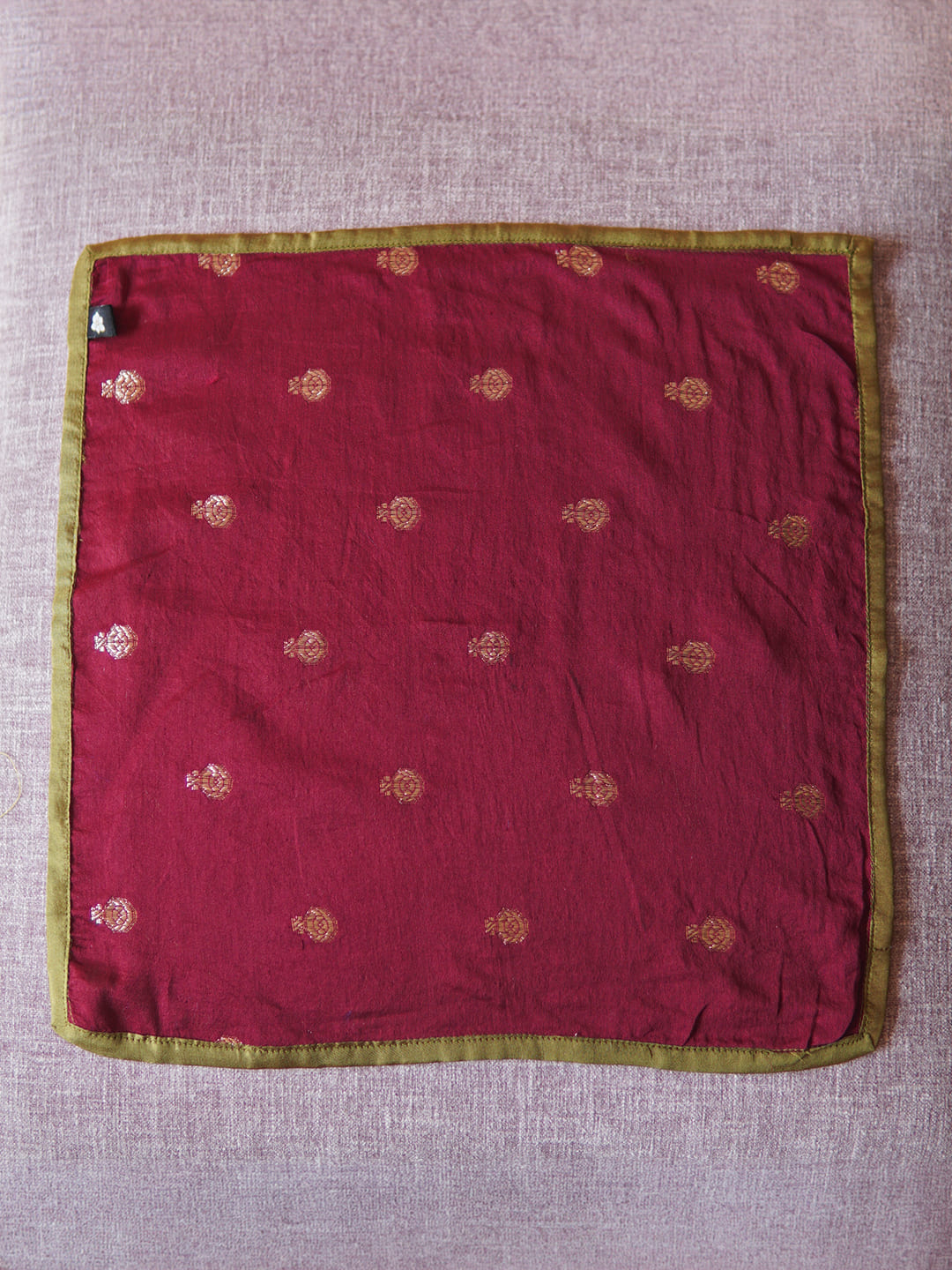 Dastoor Black Bhujodi Tie Pocket Squares Set