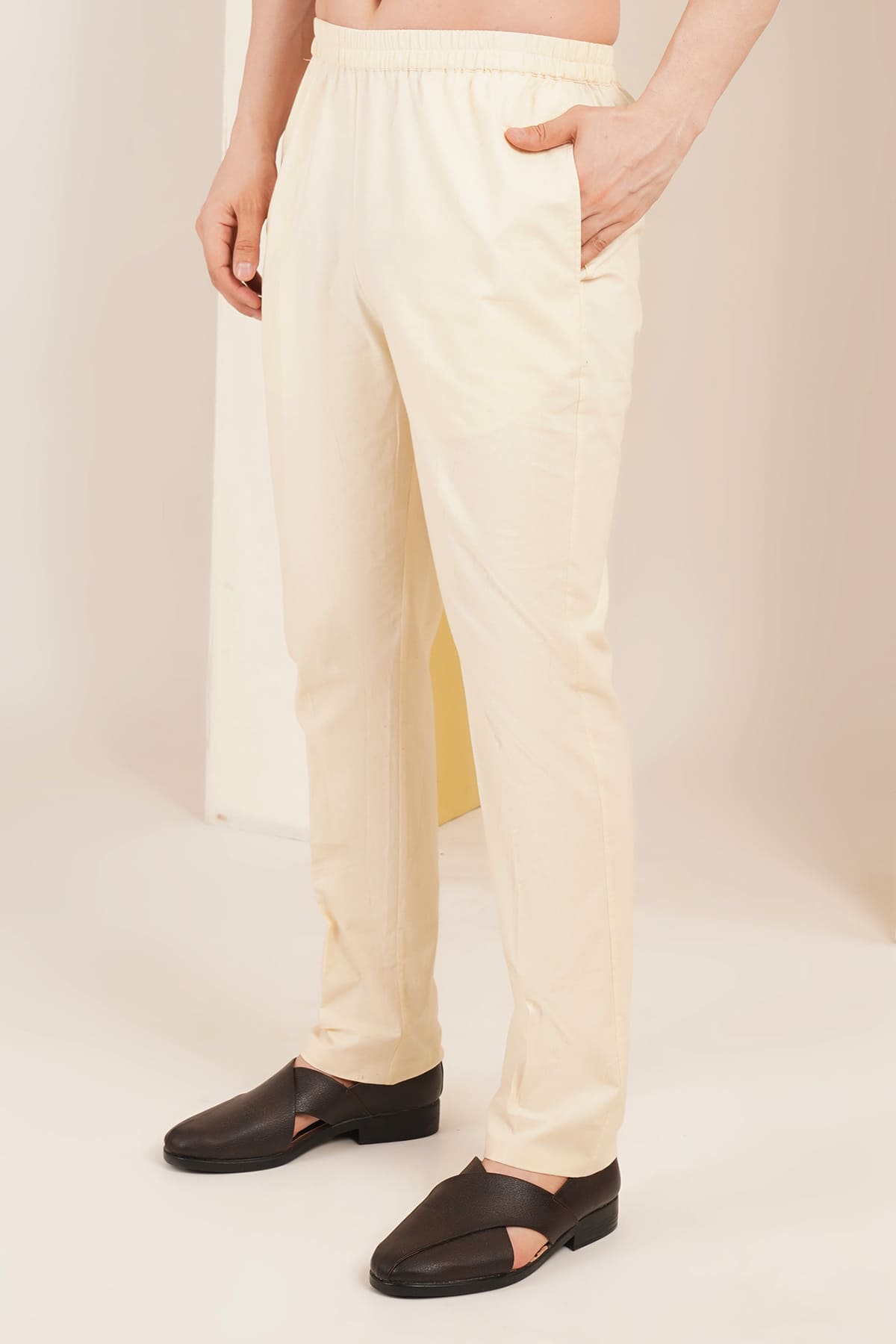 Yaman Beige Kurta Set