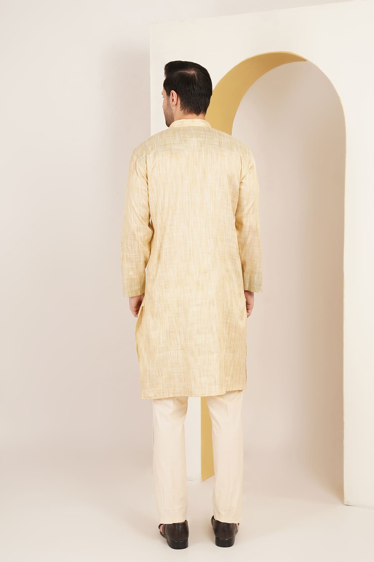 Yaman Beige Kurta Set