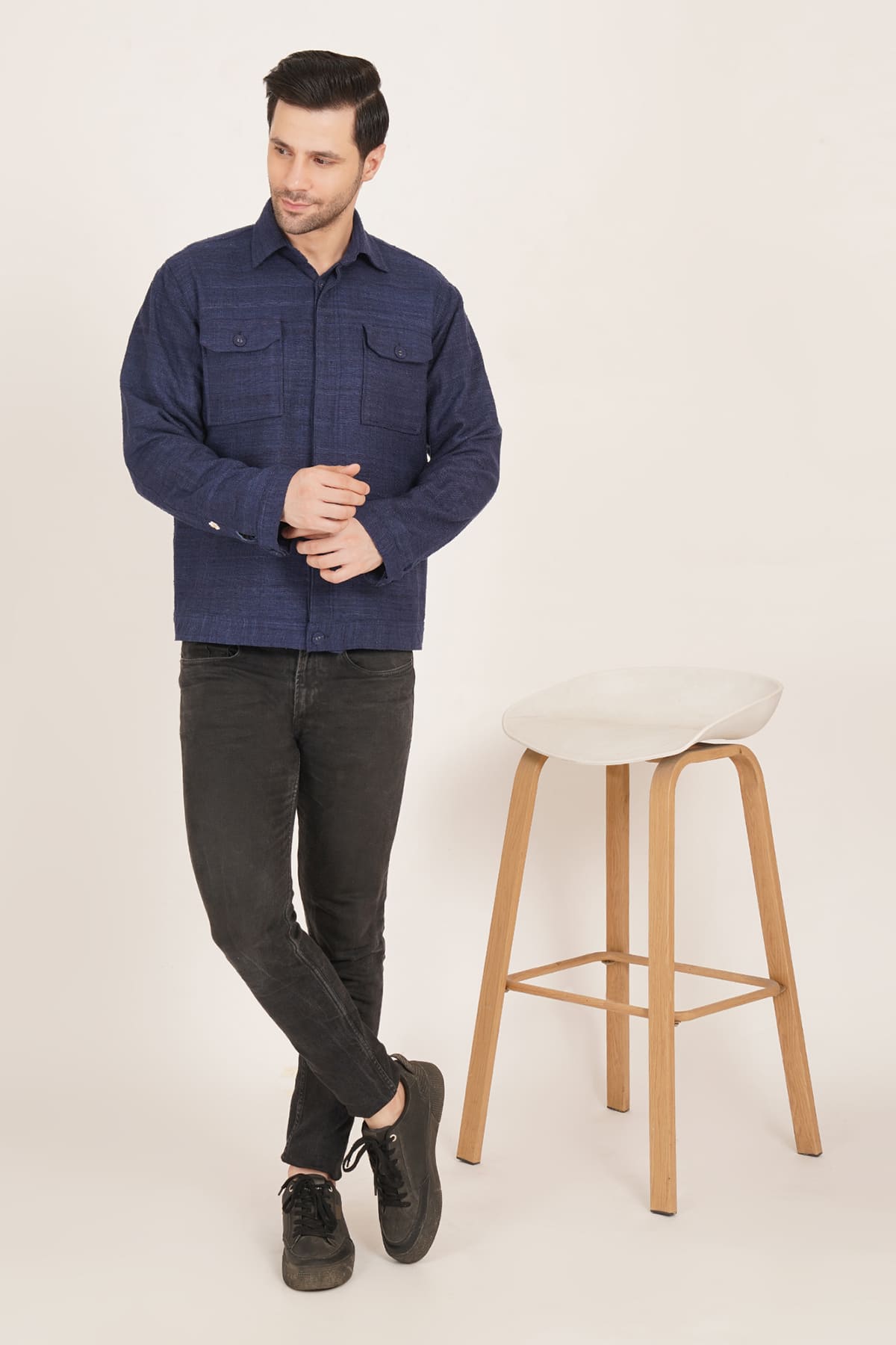 Rigel Royal Blue Shacket