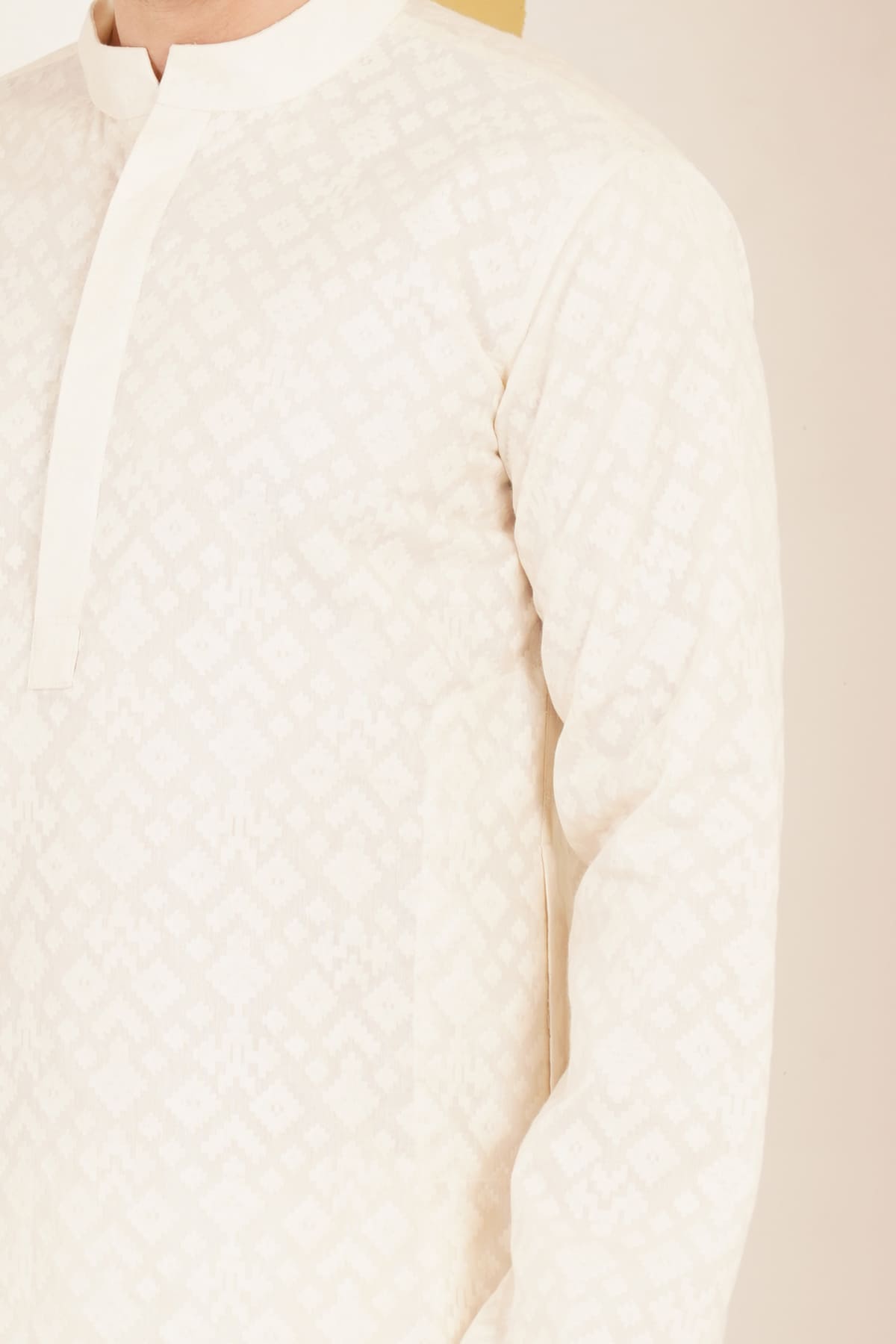 Kedar Cream Kurta Set