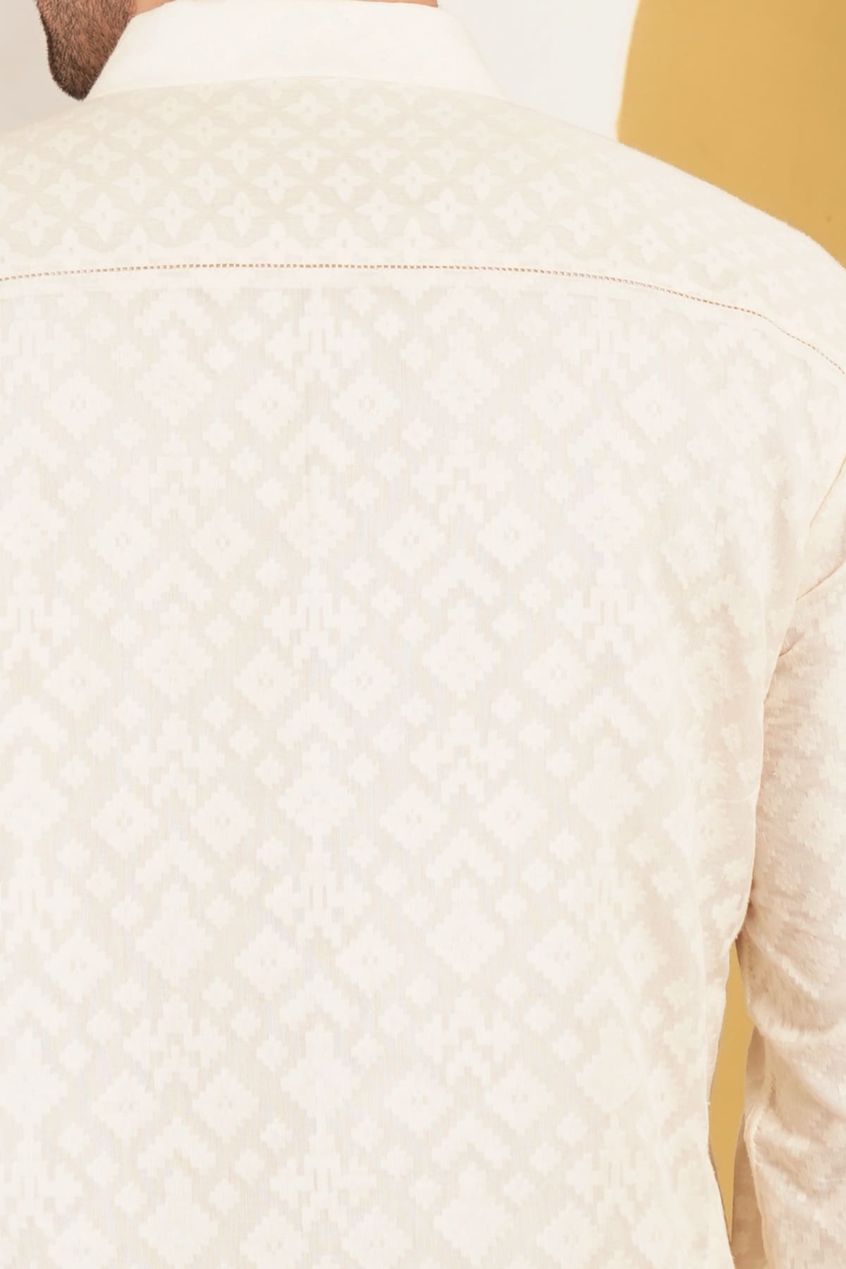 Kedar Cream Kurta Set