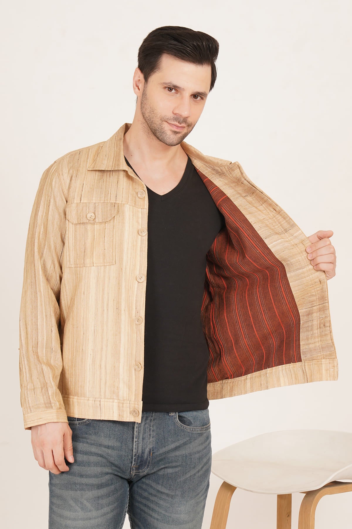 Polaris Beige Shacket
