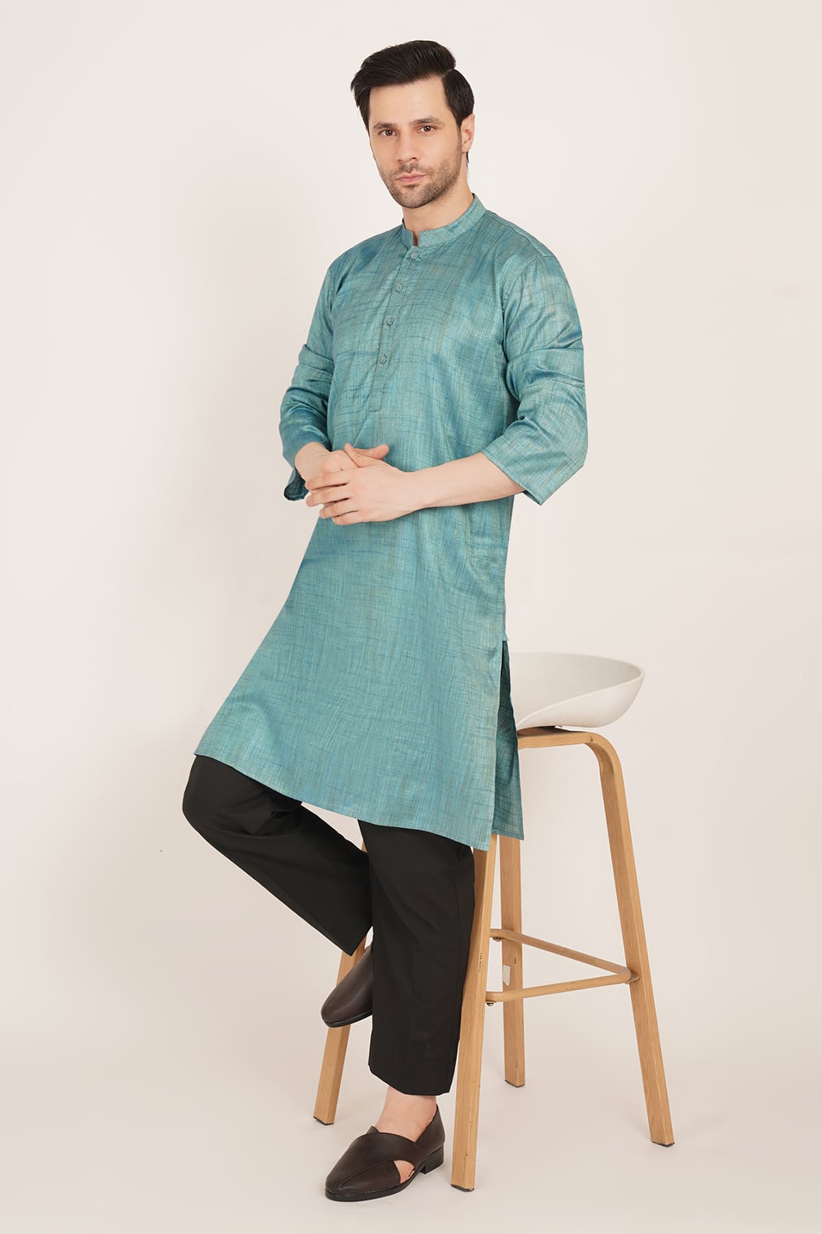 Malhar Sky Blue Kurta Set