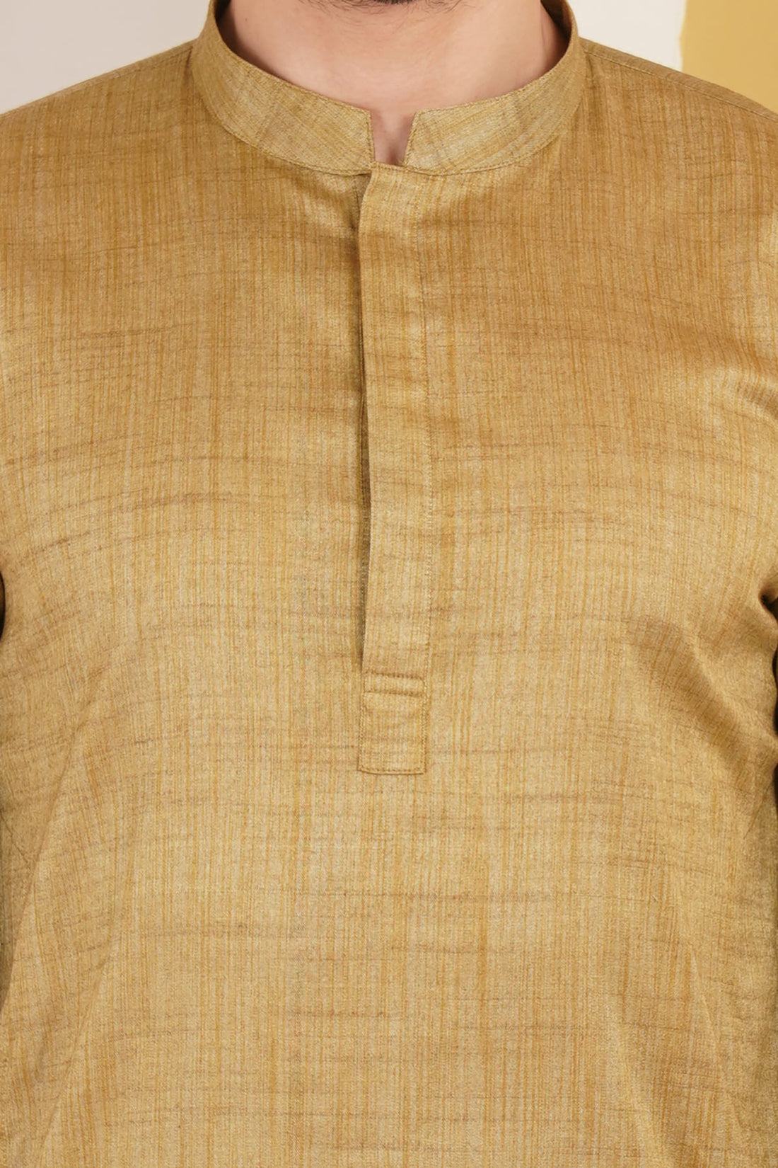 Basant Mustard Kurta Set