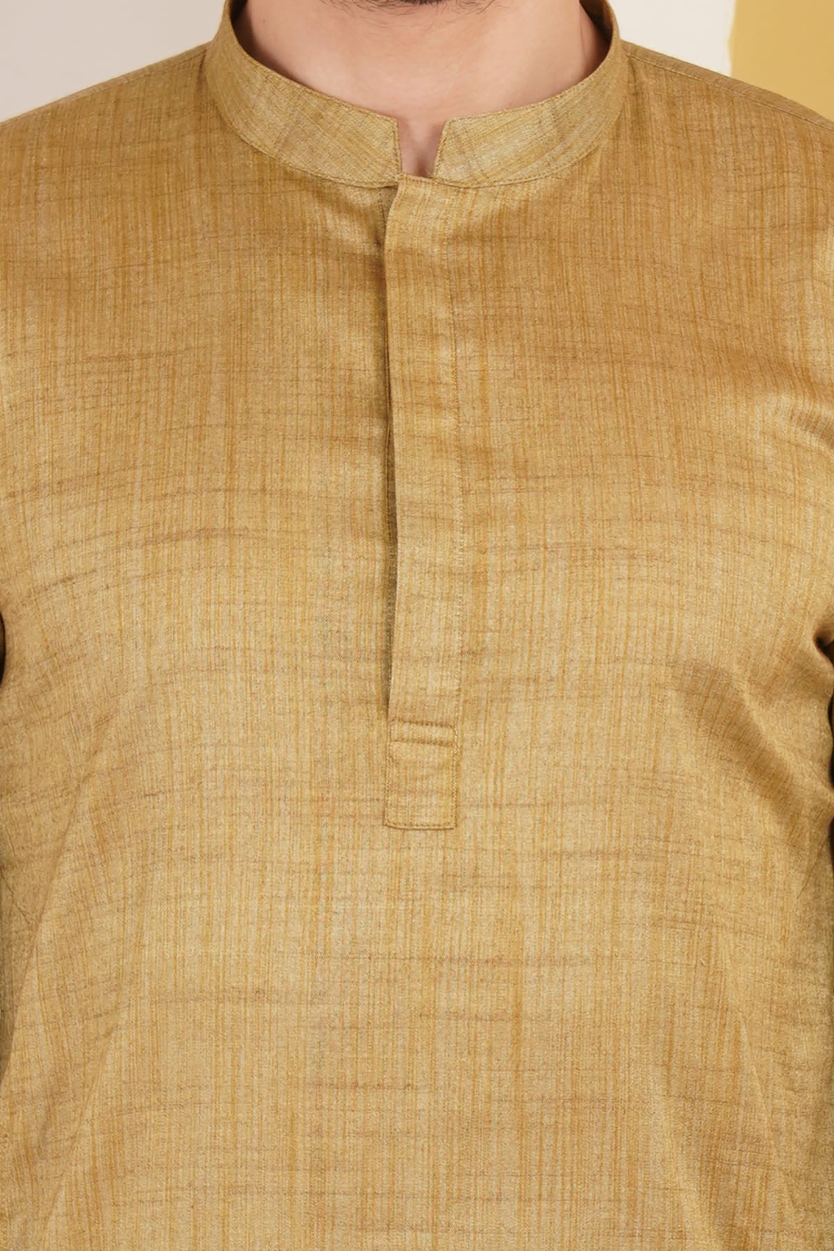 Basant Mustard Kurta Set