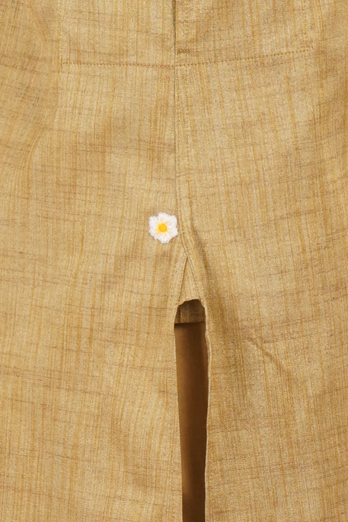 Basant Mustard Kurta Set