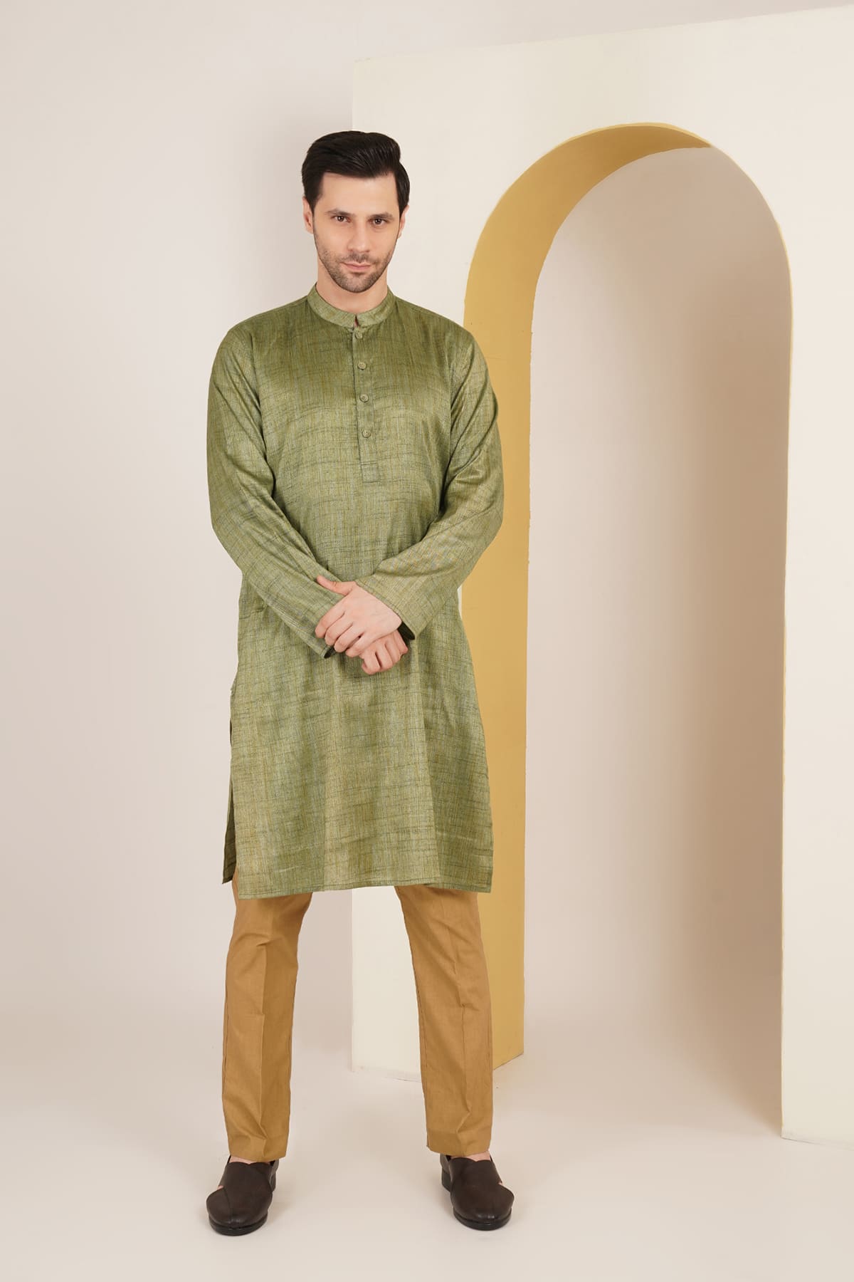 Megh Green Kurta Set