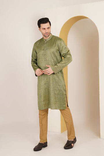 Megh Green Kurta Set