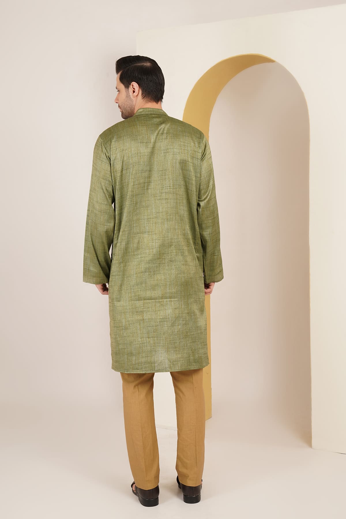 Megh Green Kurta Set