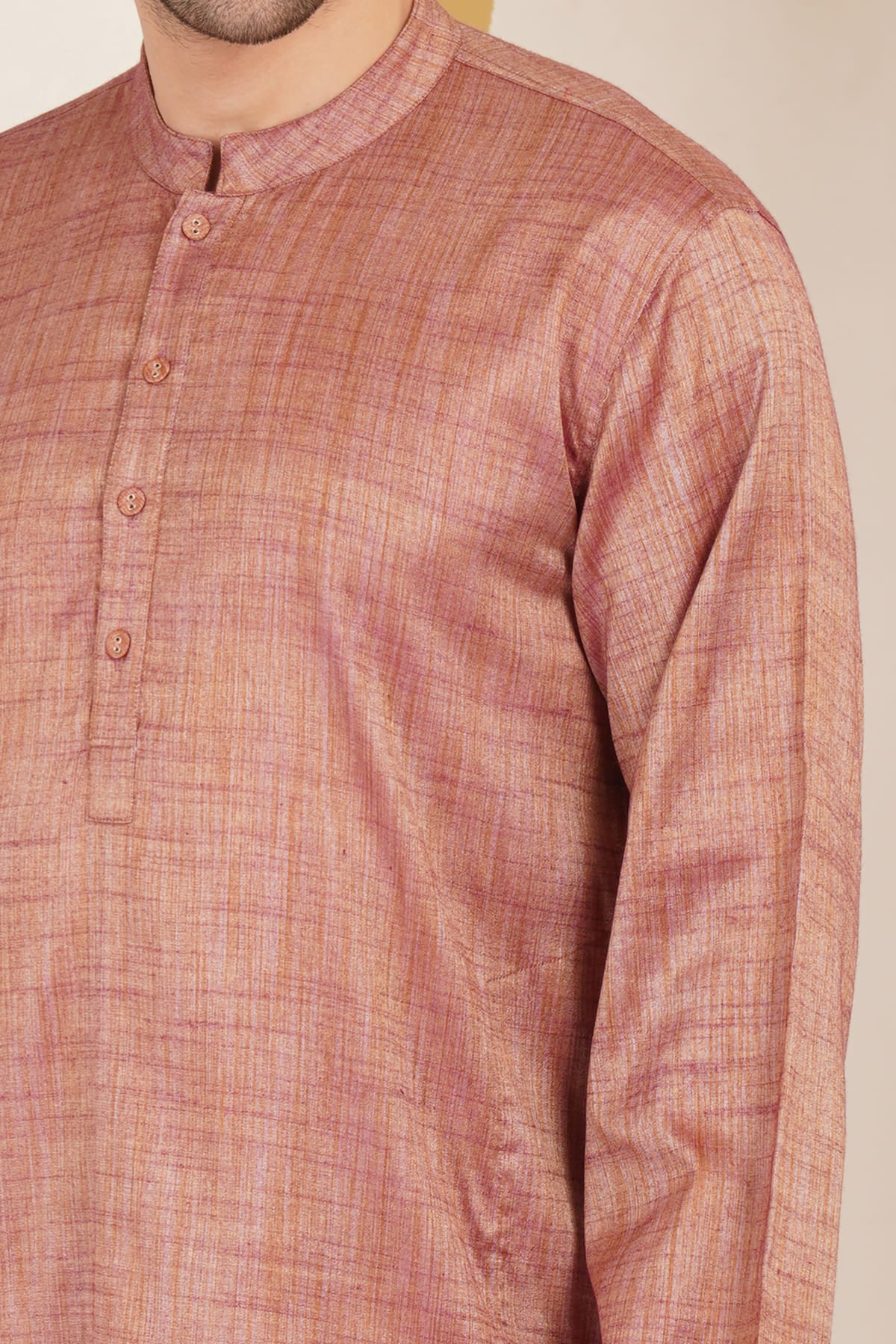 Darbari Pink Kurta Set