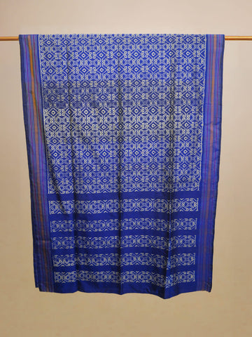 Blue Pochampally Ikat Silk Saree