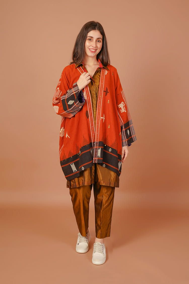 Sienna Rust Kotpad Jacket