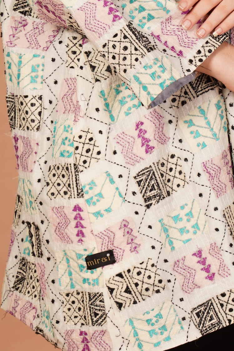 Gulzar Multicolour Kantha Overlay