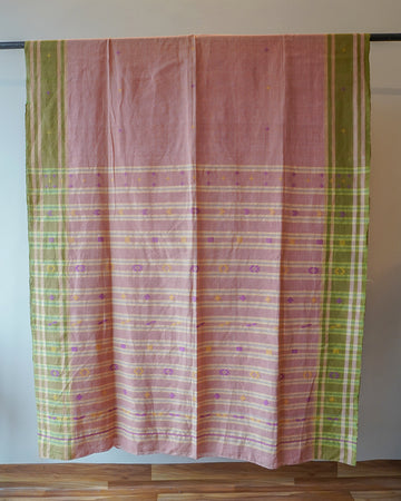 Pink Cotton Pattu Weave Rajasthani