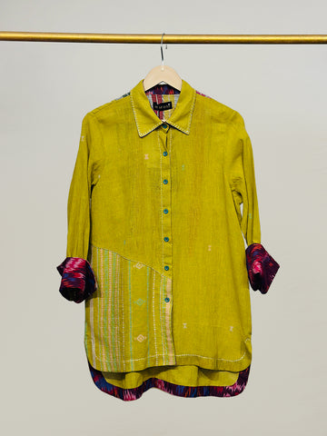 Mustard Yellow Bhujodi tunic
