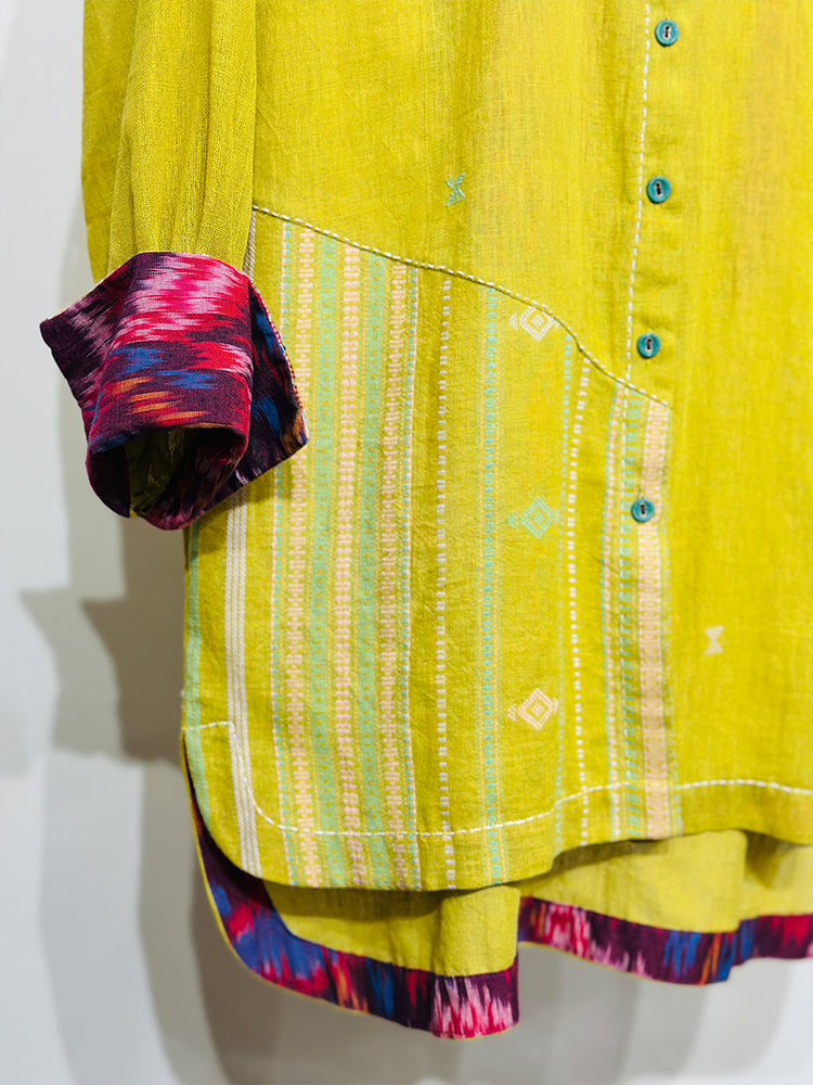 Mustard Yellow Bhujodi tunic