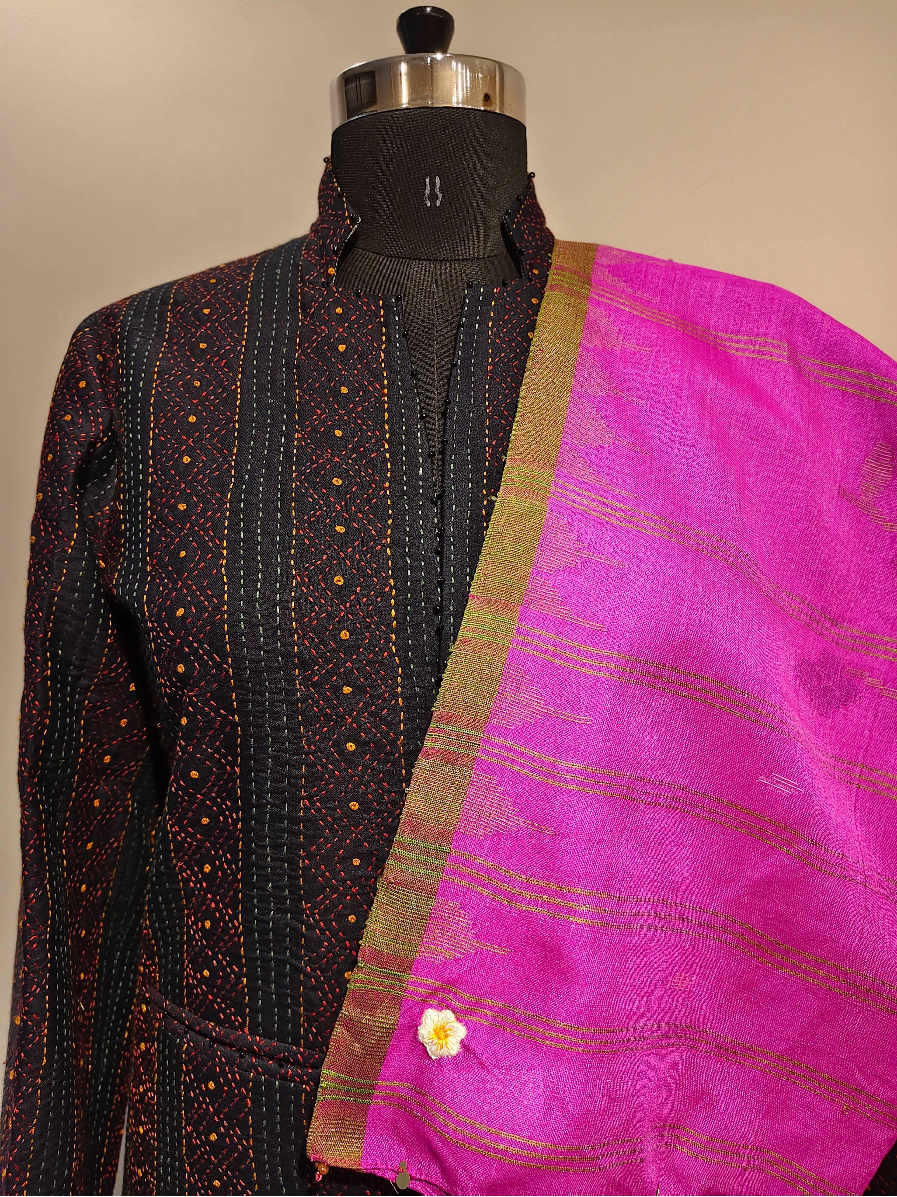 Assam Weave Silk Dupatta