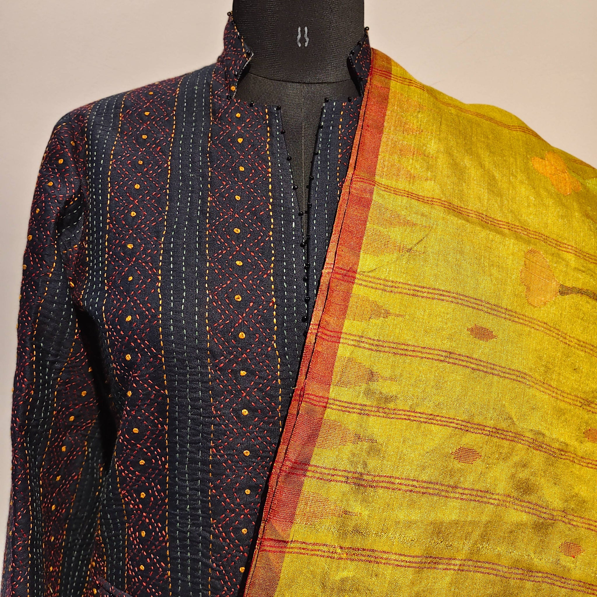 Assam Weave Silk Dupatta