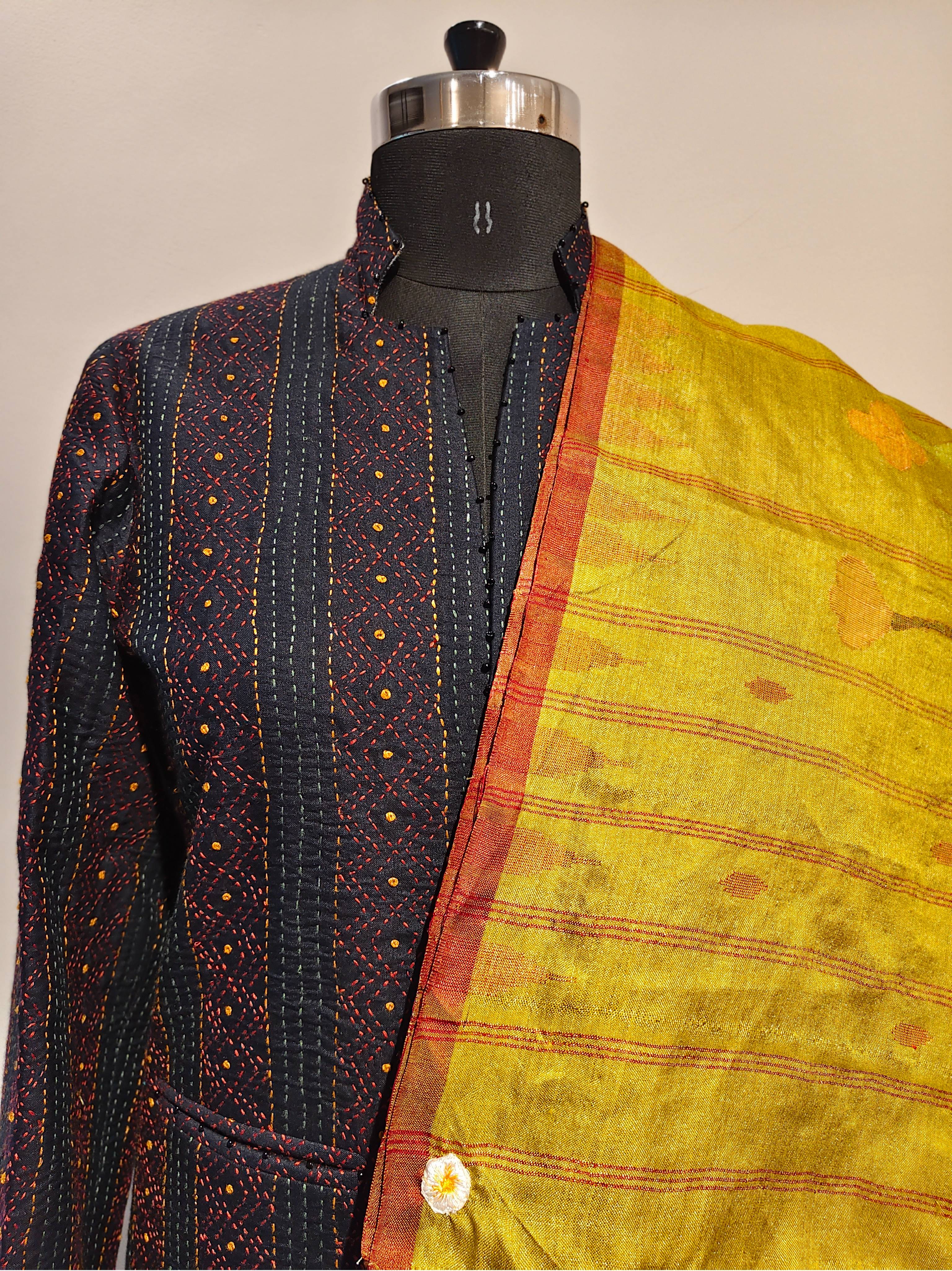 Assam Weave Silk Dupatta