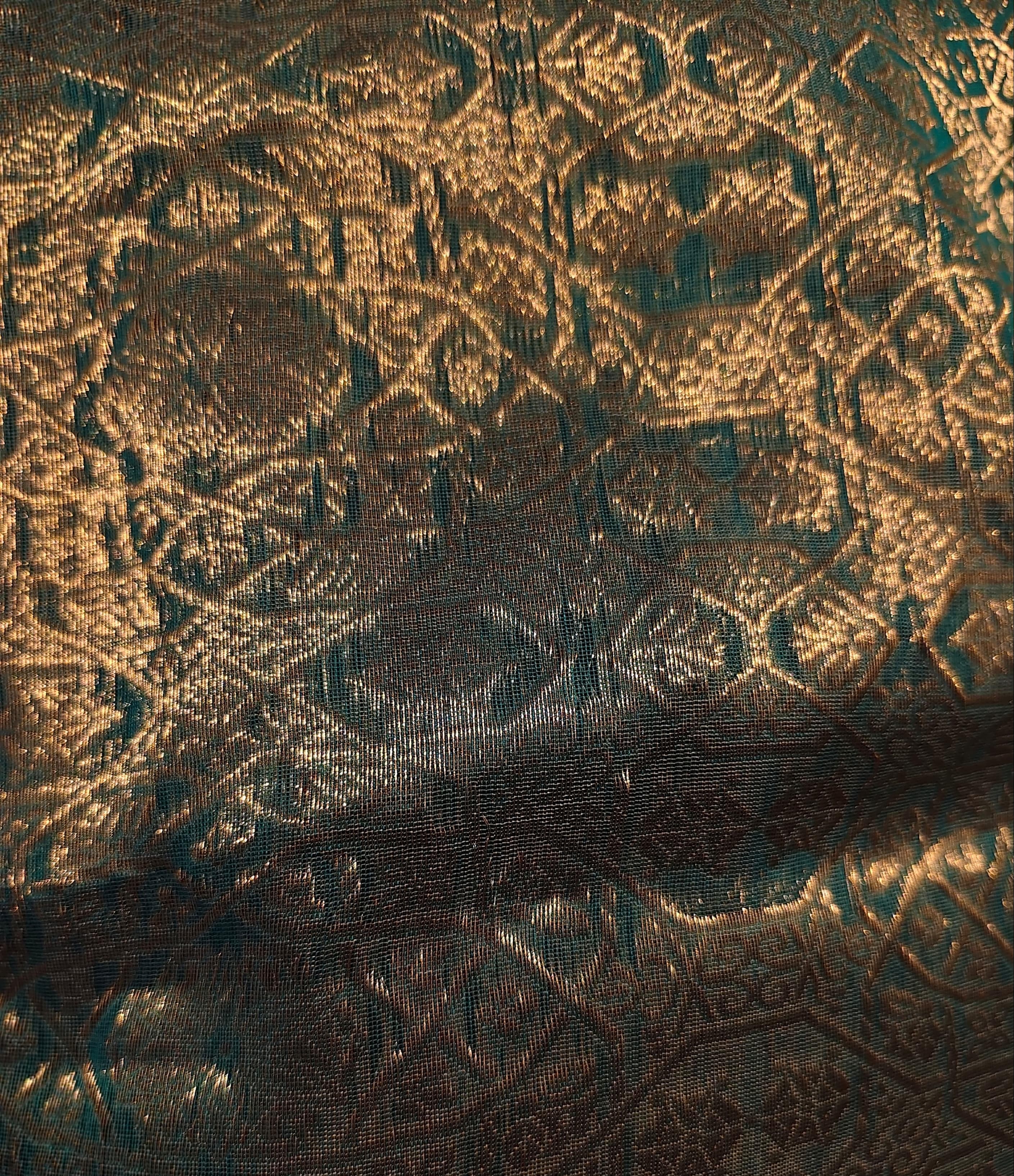 Blue & Gold Banarasi Dupatta