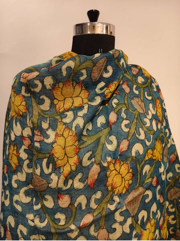 Chanderi Kalamkari Dupatta