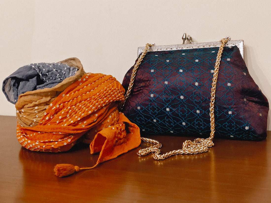 Evening Bag in Banarsi
