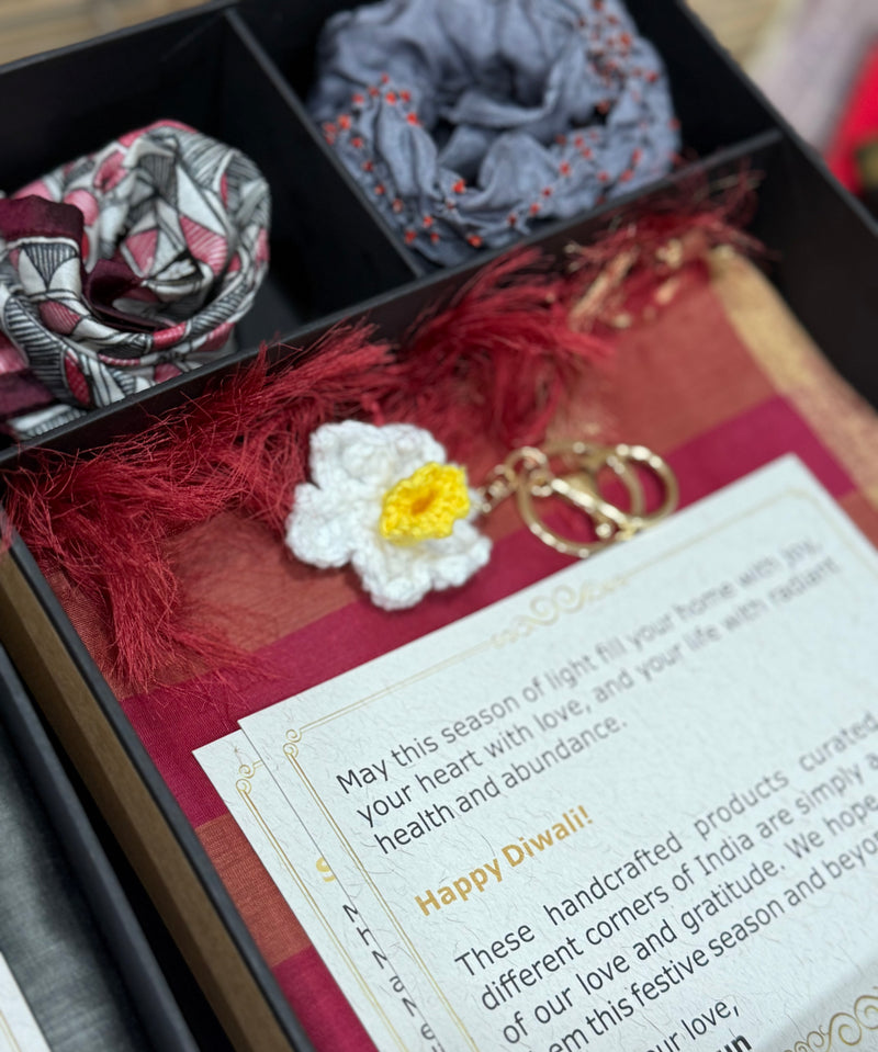 Customised Gift Box- Pocket Squares and Stoles