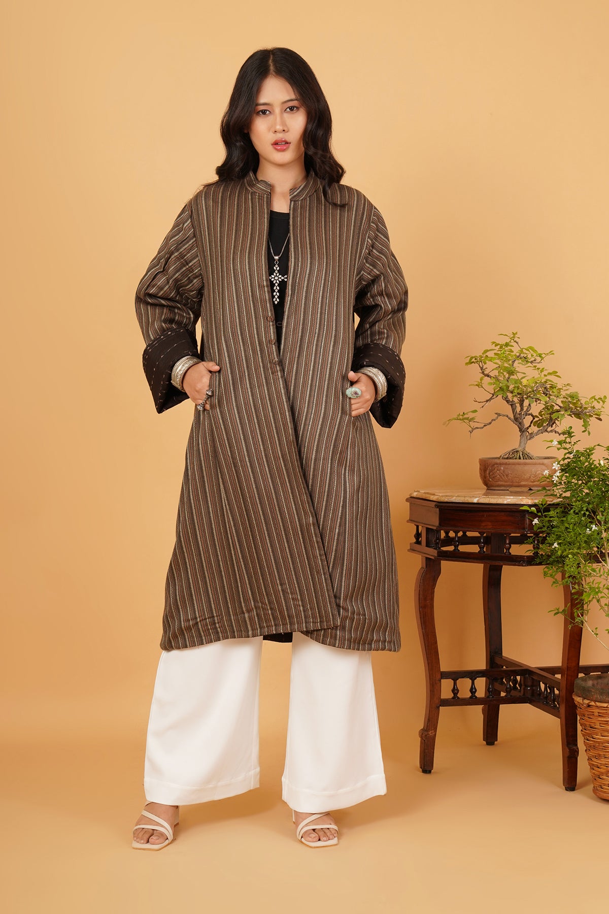 Kantha & Wool Reversible Jacket