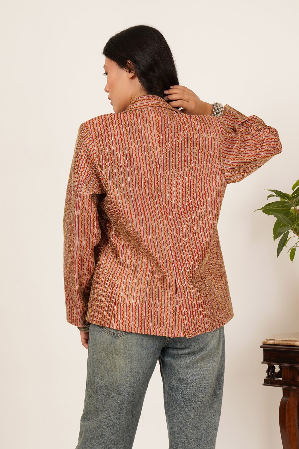 Multicolour Kantha Blazer