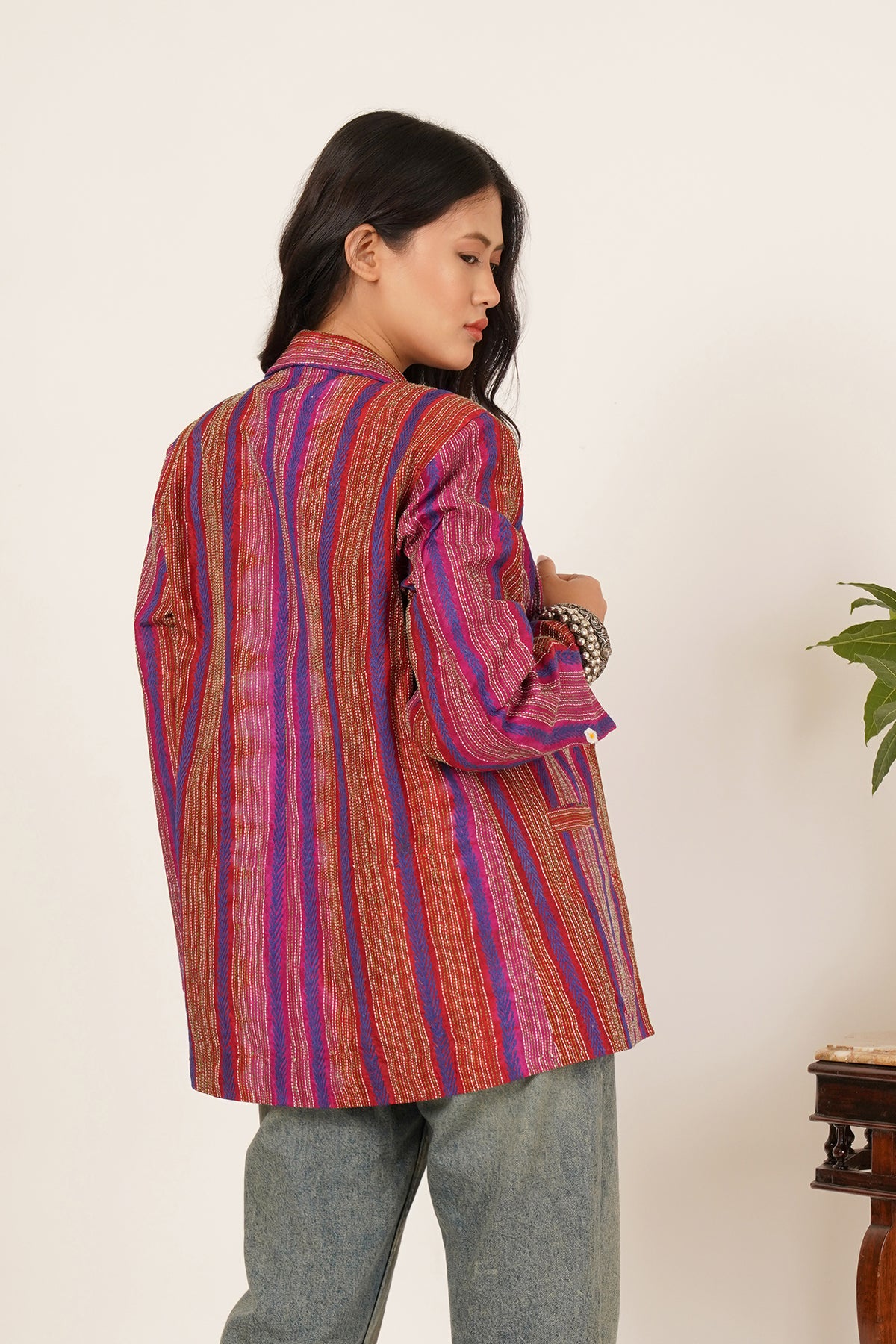 Multicolour Kantha Blazer