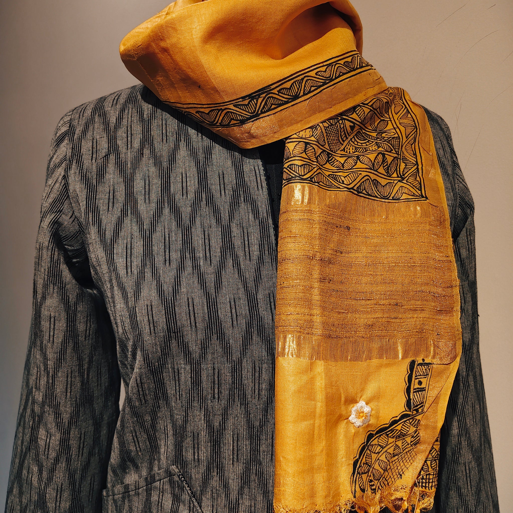 Madhubani Stole