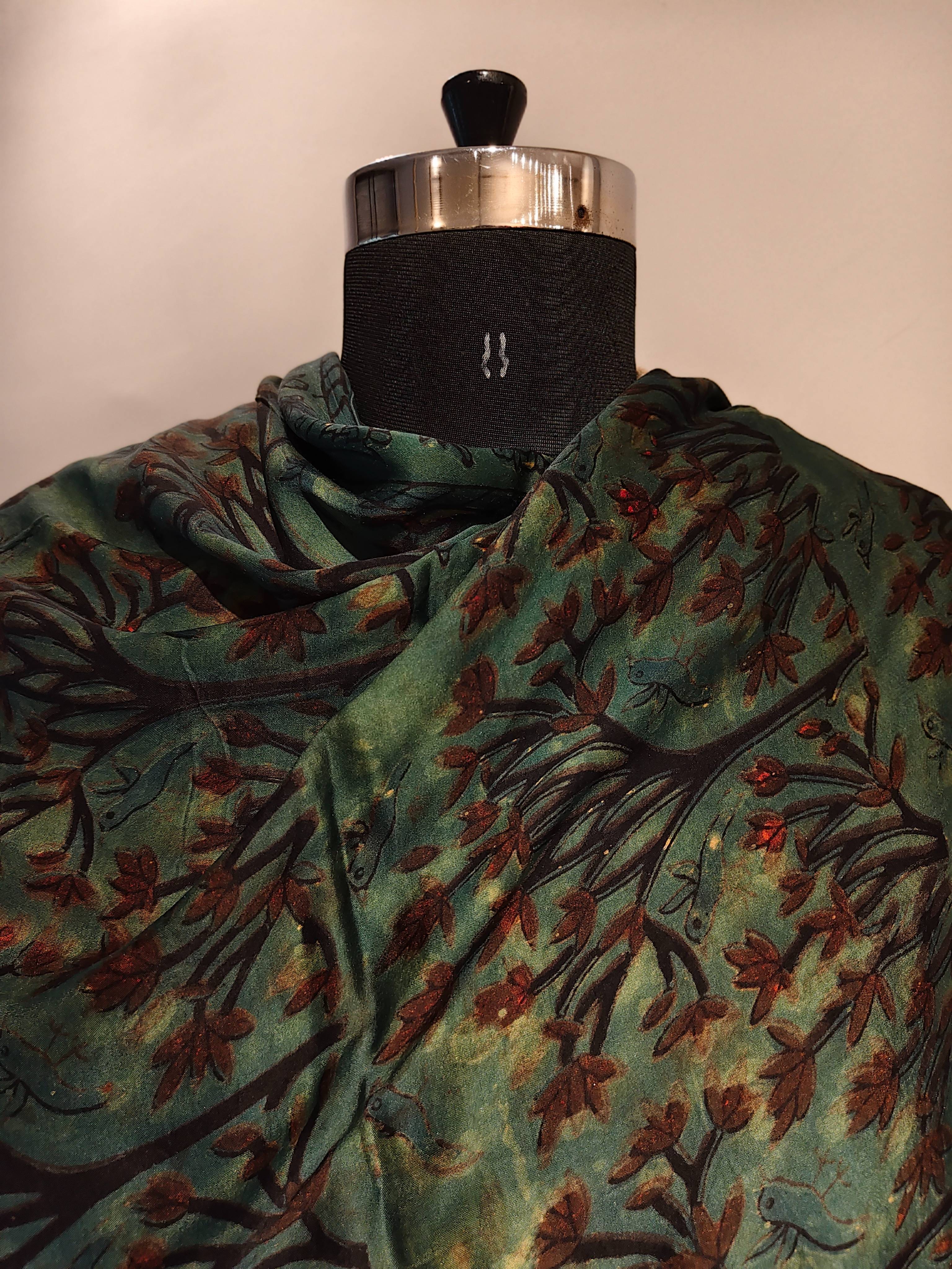 Modal Silk Dabu Dupatta