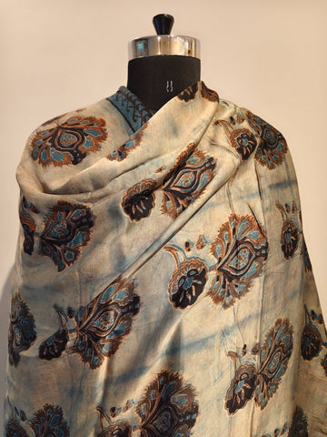 Modal Silk Dabu Dupatta