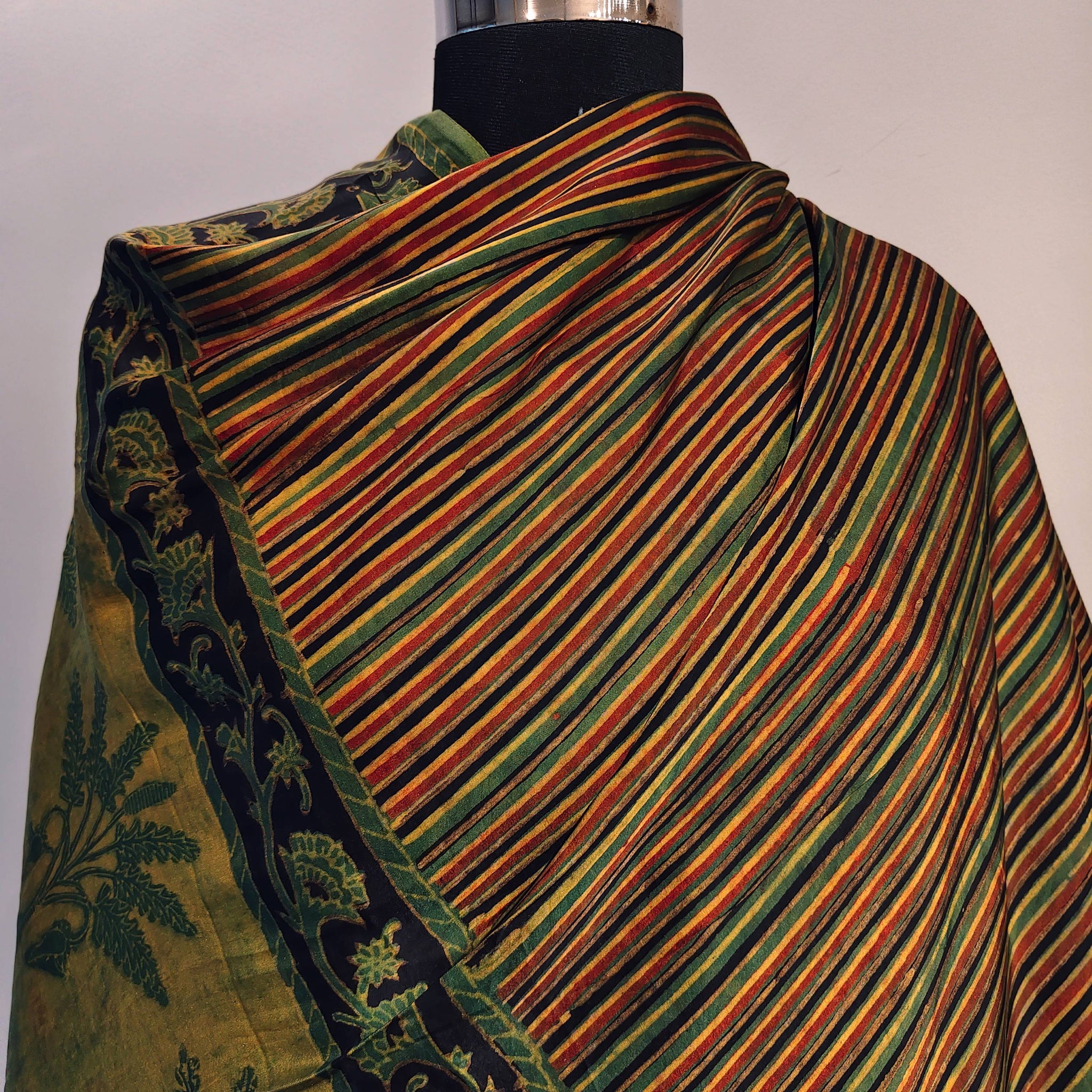 Modal Silk Dabu Dupatta