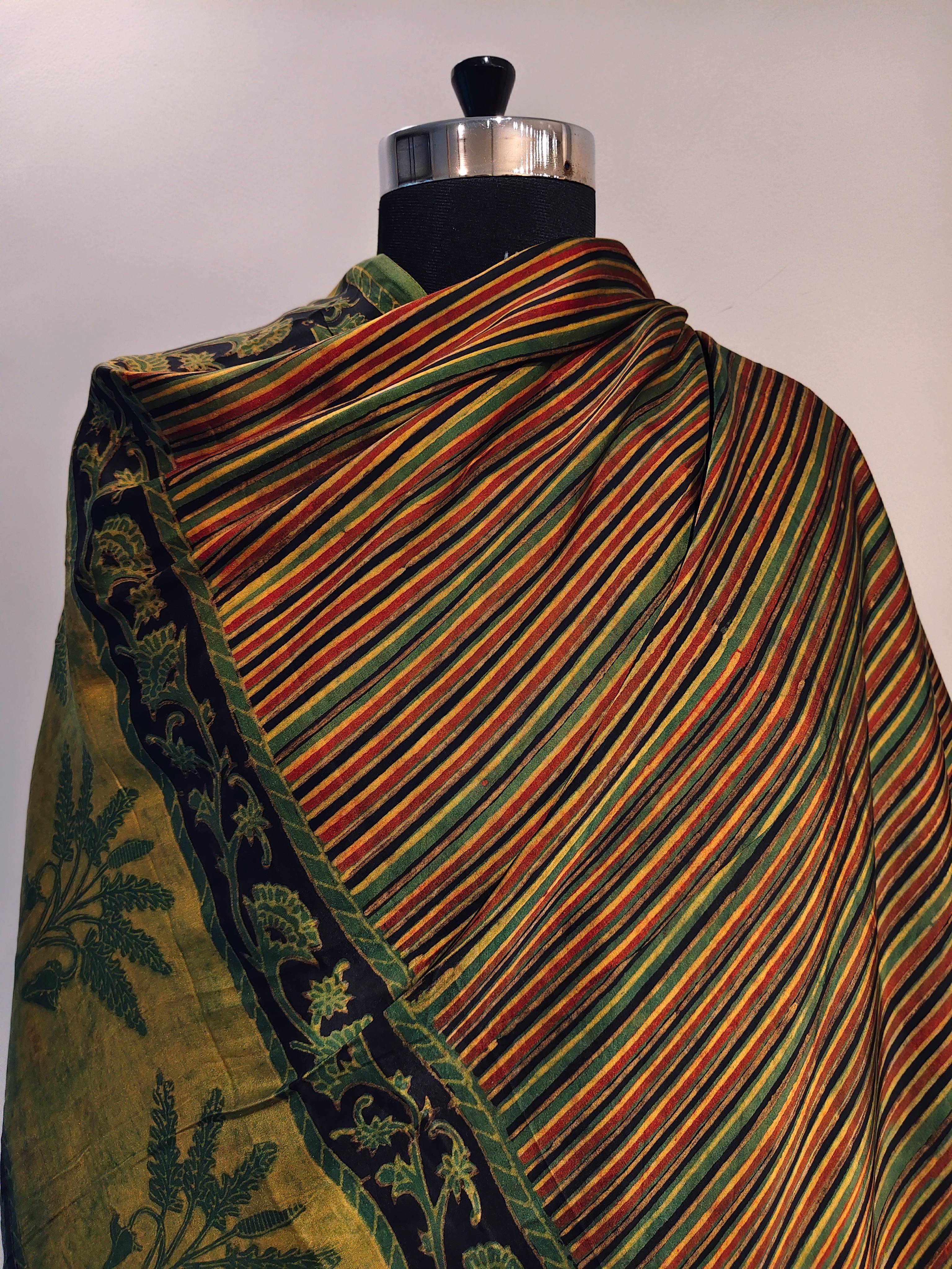 Modal Silk Dabu Dupatta