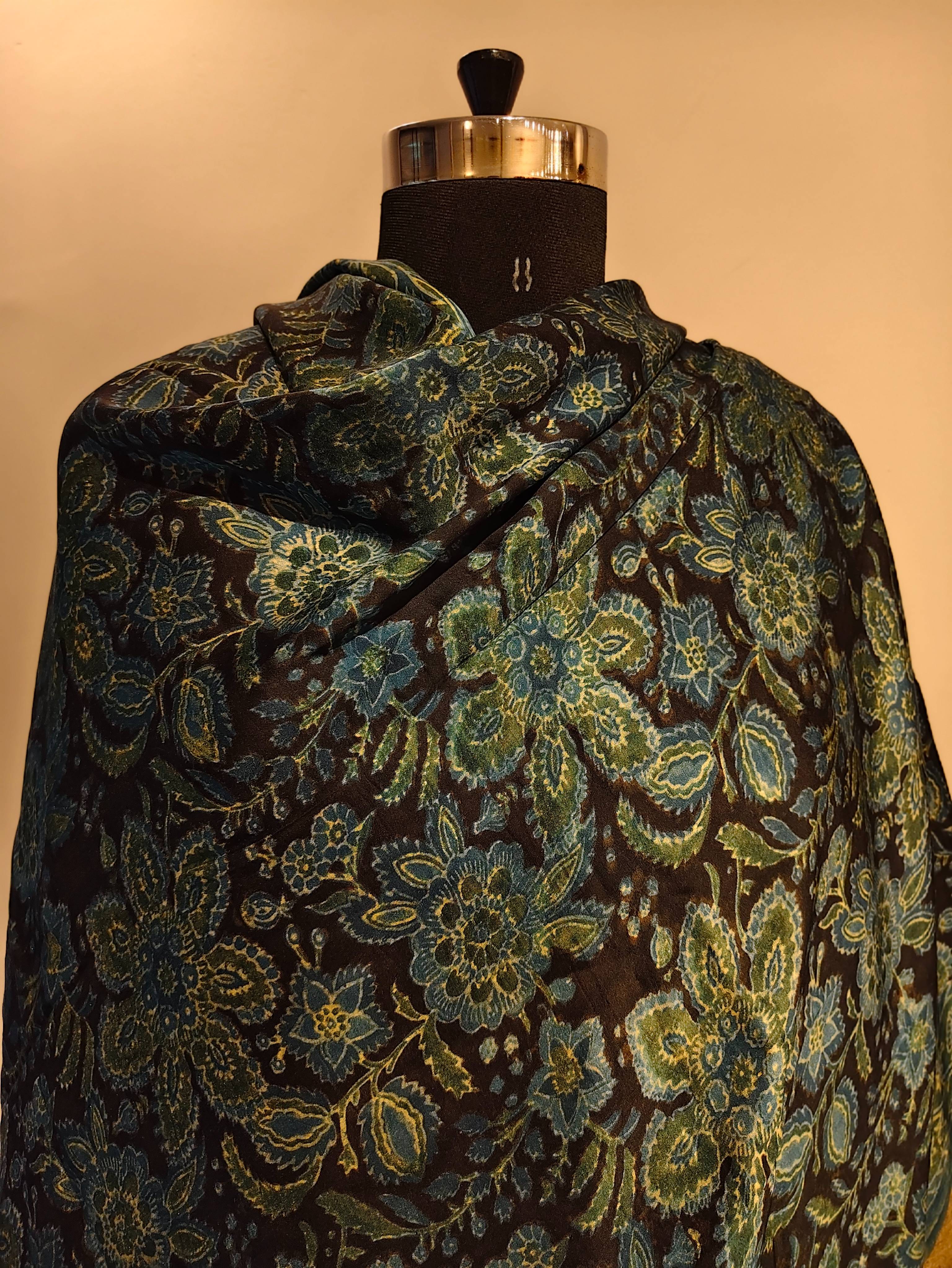 Modal Silk Dabu Dupatta