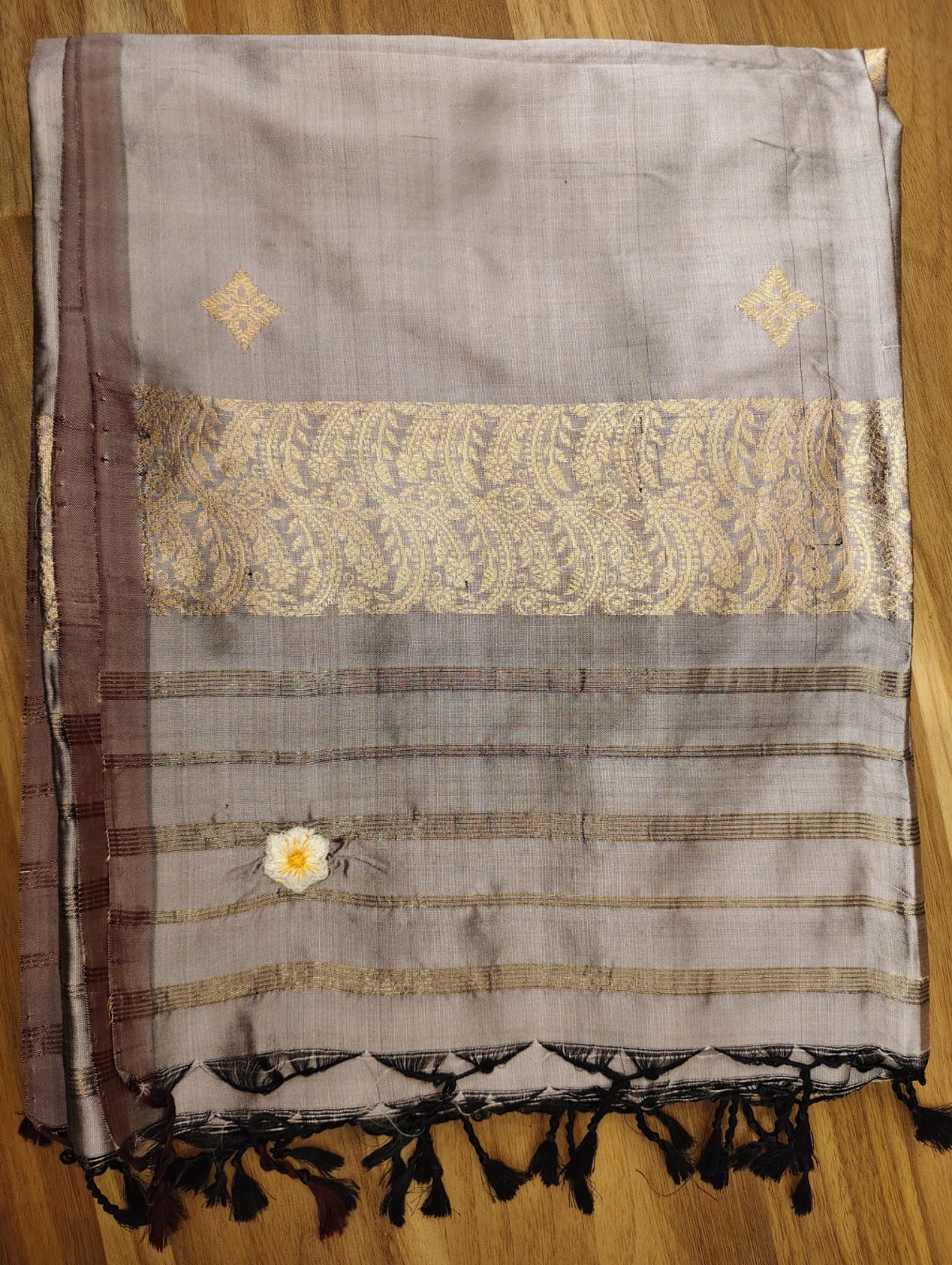 Purple Banarasi Dupatta