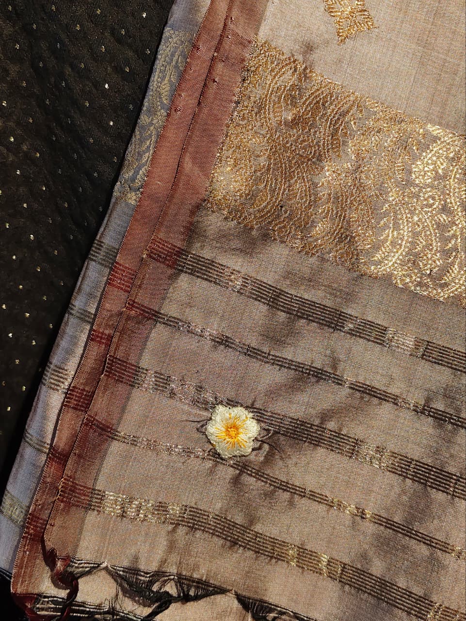 Purple Banarasi Dupatta