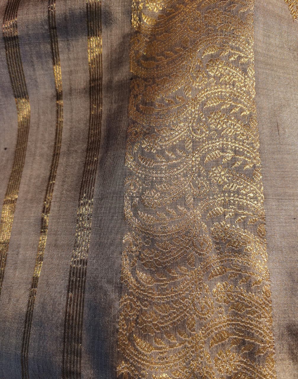 Purple Banarasi Dupatta